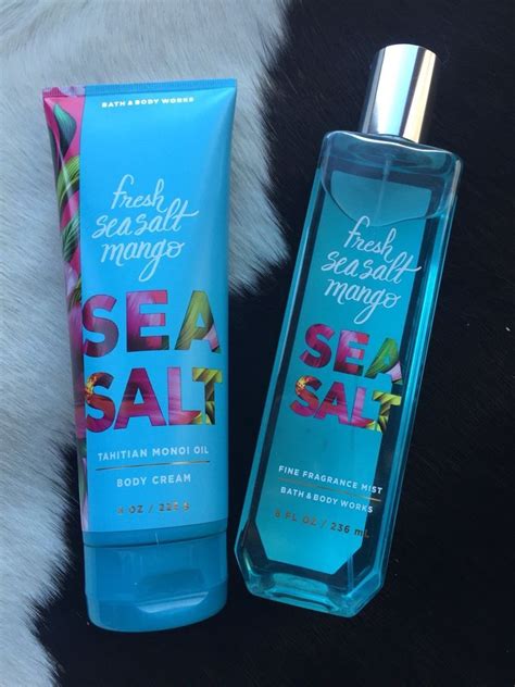 bath and body works freshly sea salt mango perfume dupe|bath and body flower dupe.